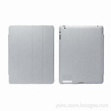 Ultra-thin PC Cases with Smart Covers for iPad 3G, Available in Grey Color, Fashionable Concept